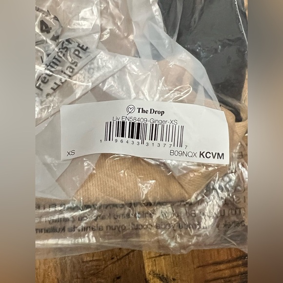 🆕The Drop Two-Tone Black and Tan Sweatpants Size XS - Picture 12 of 12